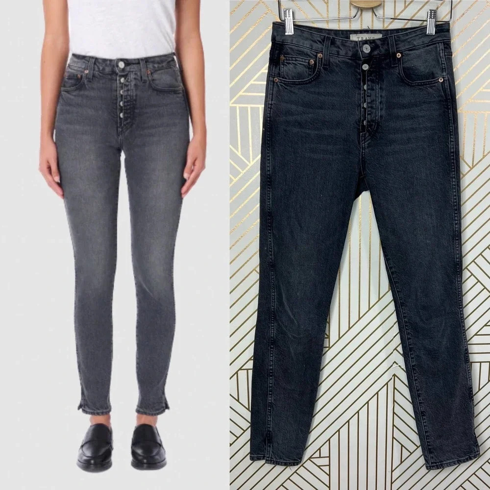 Trave Lawson Slim Full Jeans in Shades of Grey‎ Size 27